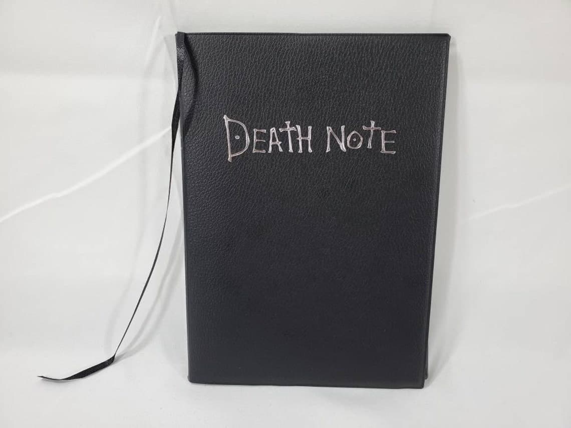 Death Note Leather Journal Collectible Anime Notebook With image 2