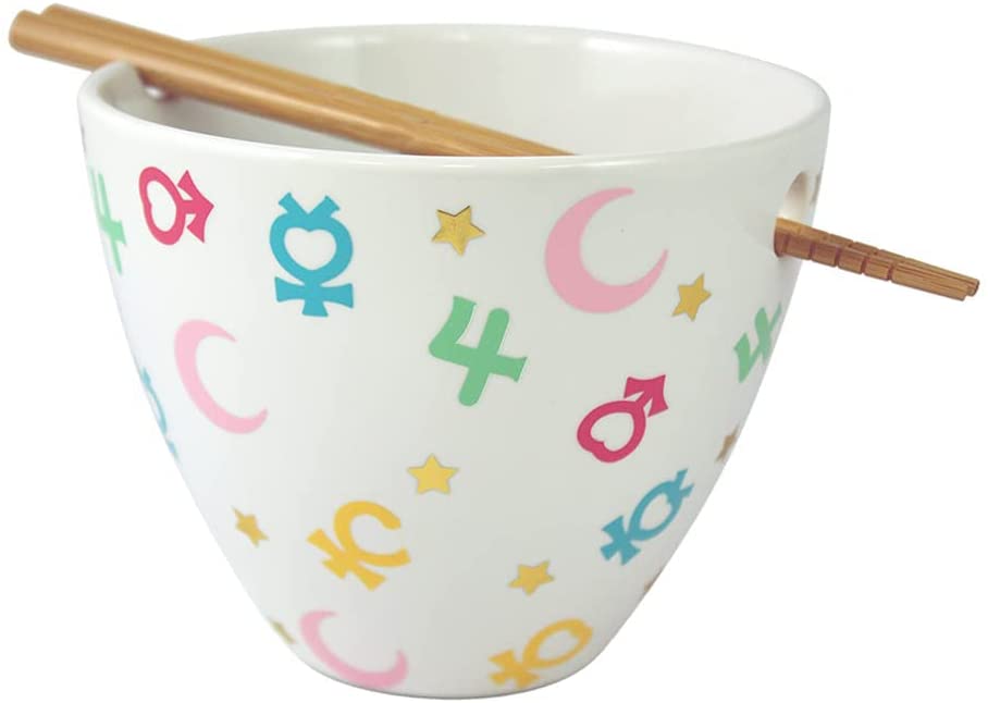 Sailor Moon Ramen Bowl with Chopsticks