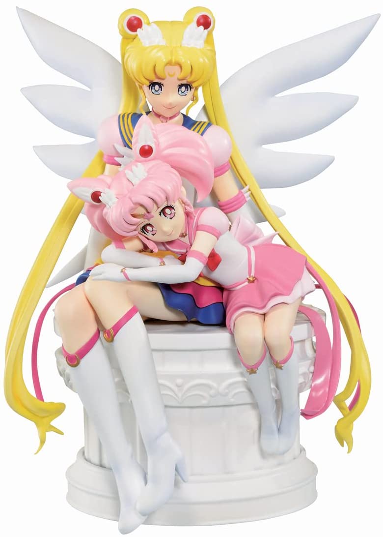 Bandai Ichibansho - Eternal Sailor Moon And Eternal Sailor Chibi Moon Action Figure