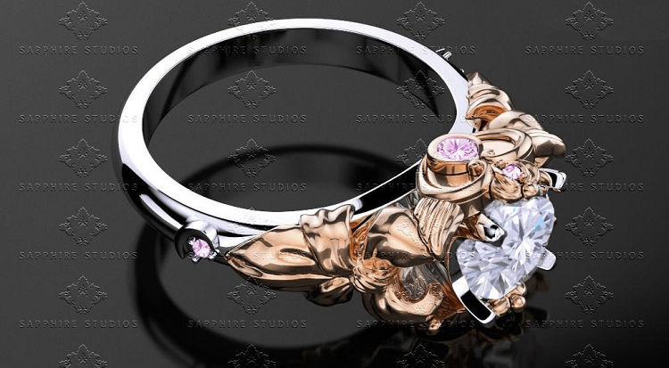 Prism - Gold Sailor Moon Inspired Ring