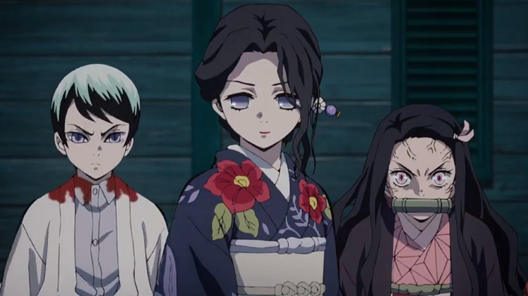 Yushiro, Lady Tamayo and Nezuko