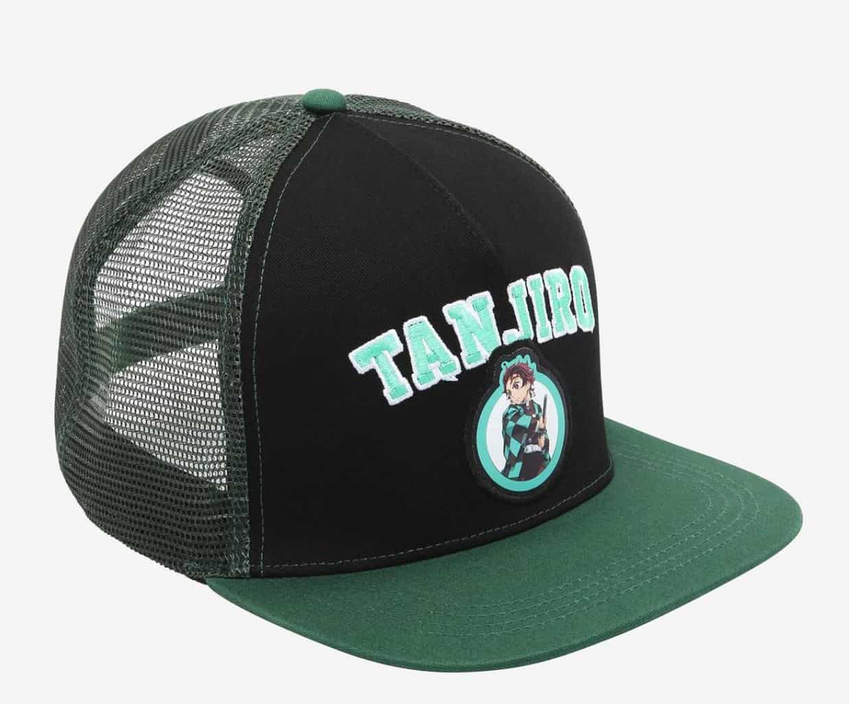 Kimetsu No Yaiba Tanjiro Green Trucker Hat