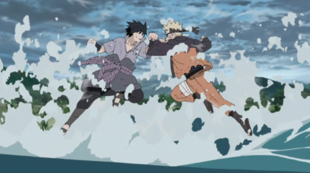 Sasuke and Naruto as Rivals