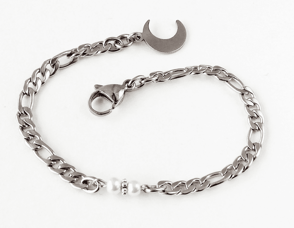 Artemis Moon Chain Bracelet