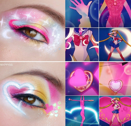 Makeup Inspired by Sailor Moon