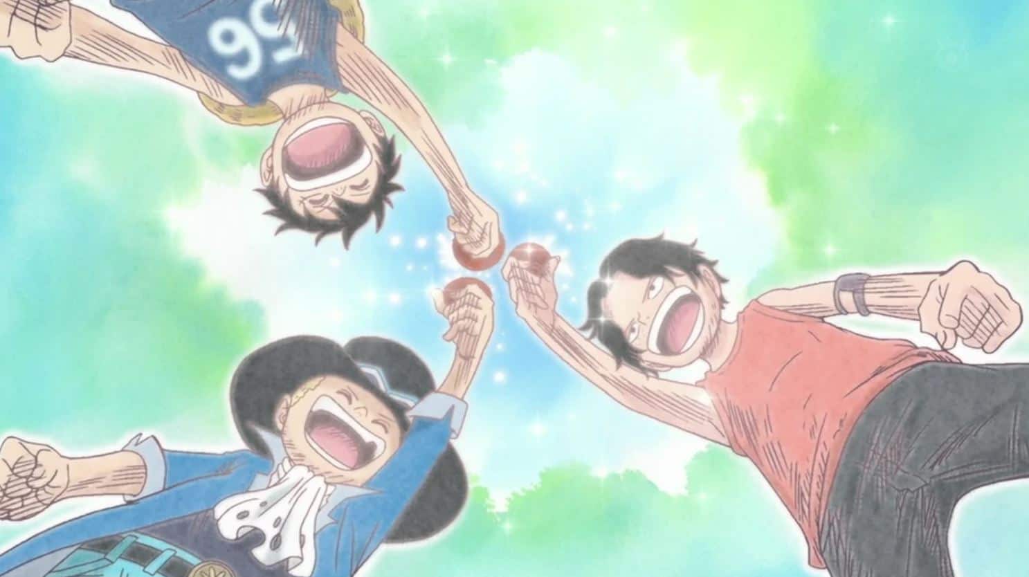 Sabo Luffy And Ace Become Sworn Brothers