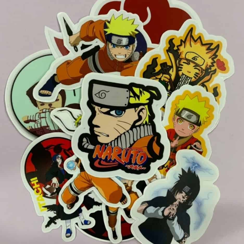 12 pieces naruto stickers