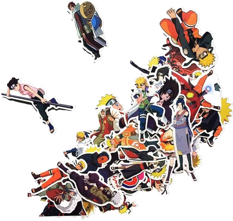 63 naruto walmart stickers pack