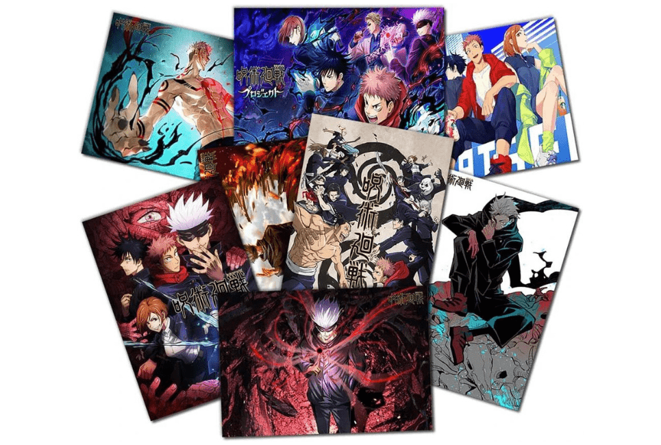 Jujutsu Kaisen Set of 8 Posters