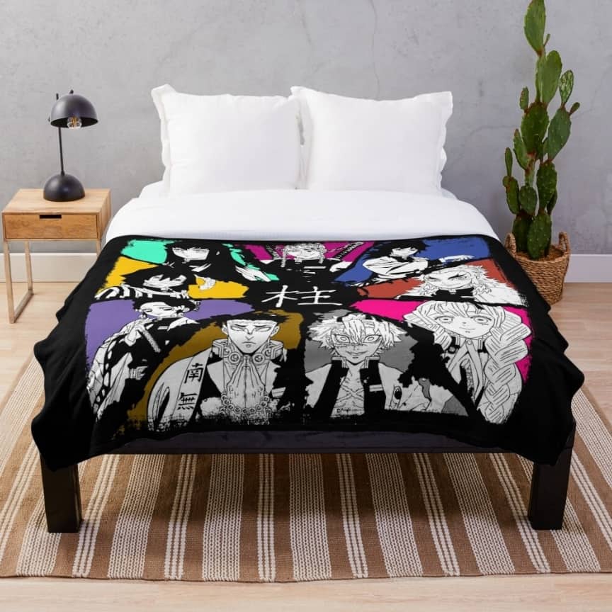 demon slayer hashira blanket