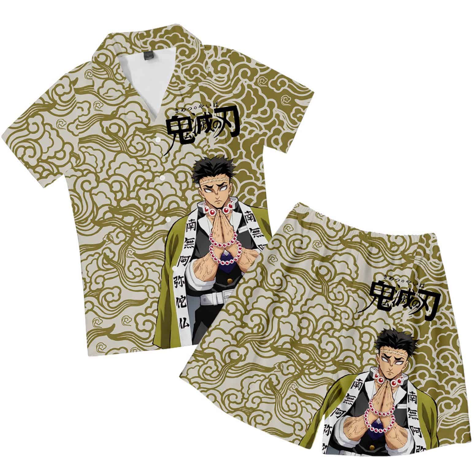 Gyomei Himejima Shorts Pajamas