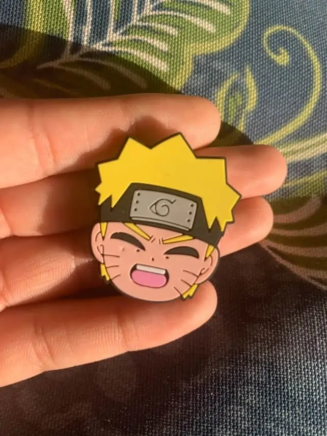 naruto single croc charm