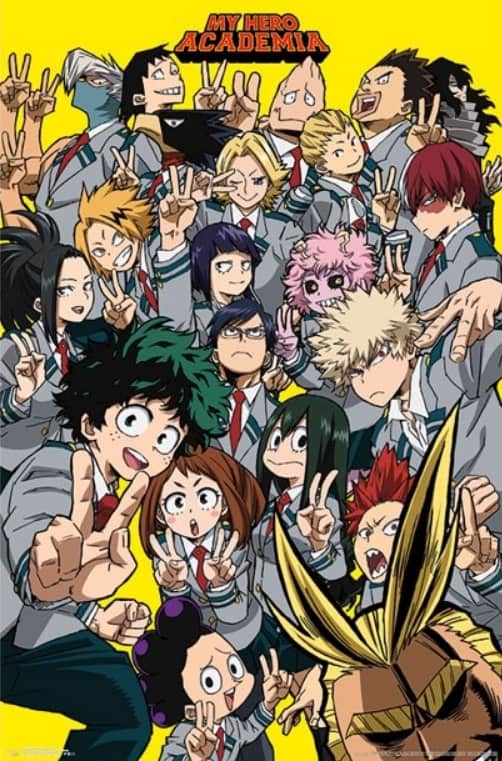 best my hero academia posters selfie wall poster