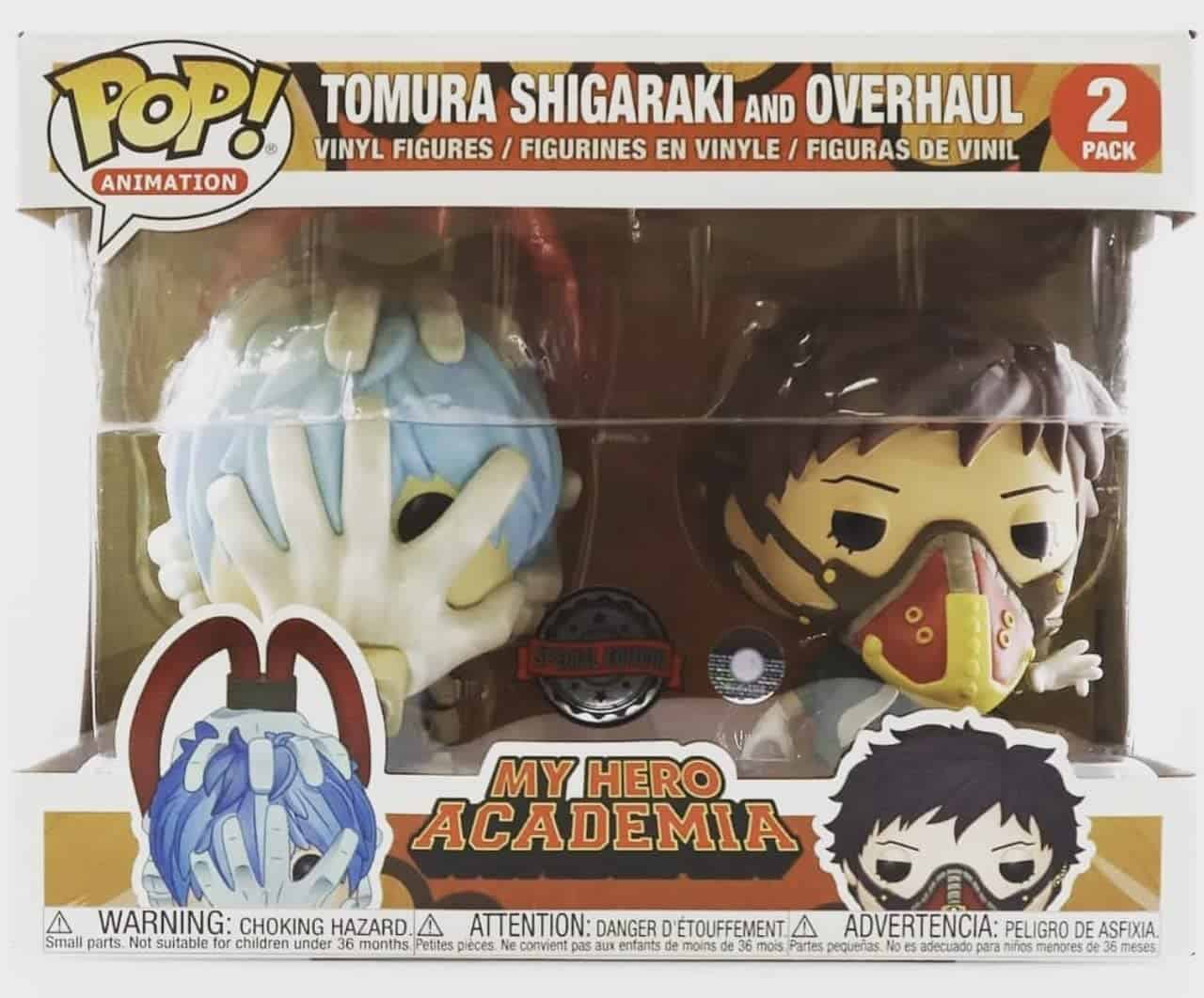 tomura shigaraki & overhaul 2-pack