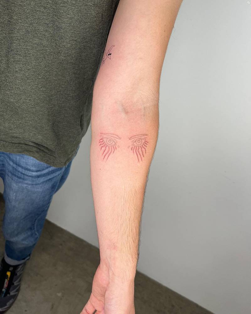 Eren's Eyes, Forearm, By Joey Hills 