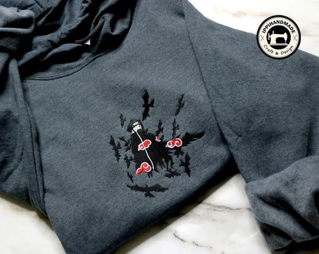 embroidered naruto hoodie